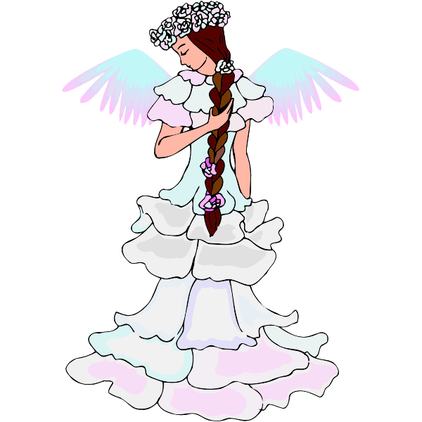 SVG Pixie with wings