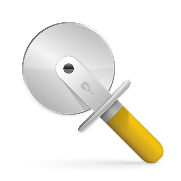 SVG Pizza knife clip art
