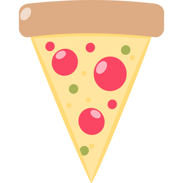SVG Pizza slice image