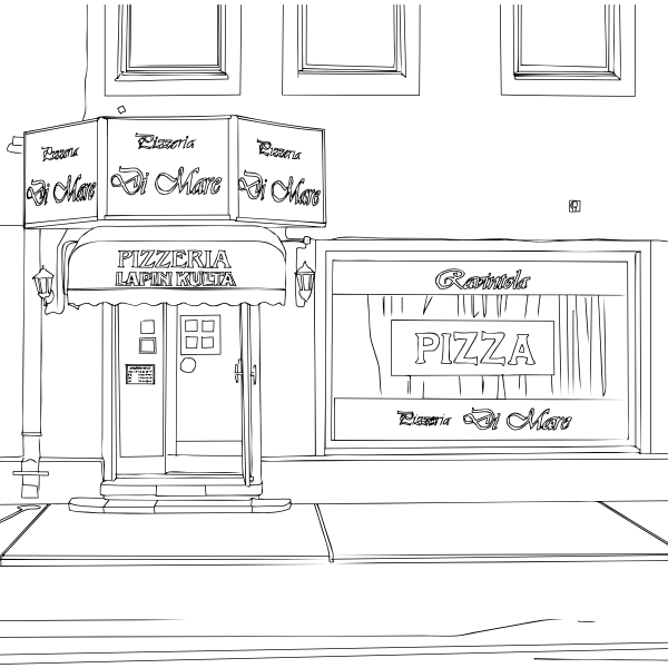 SVG Pizzeria enterance