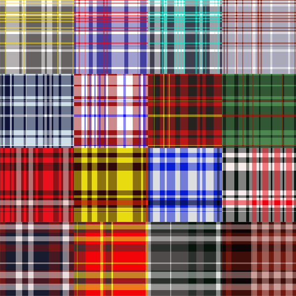 SVG plaid filters