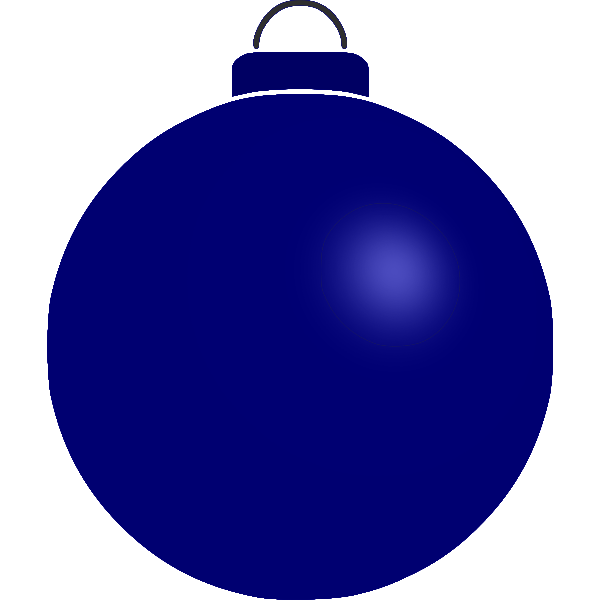SVG Plain blue buble
