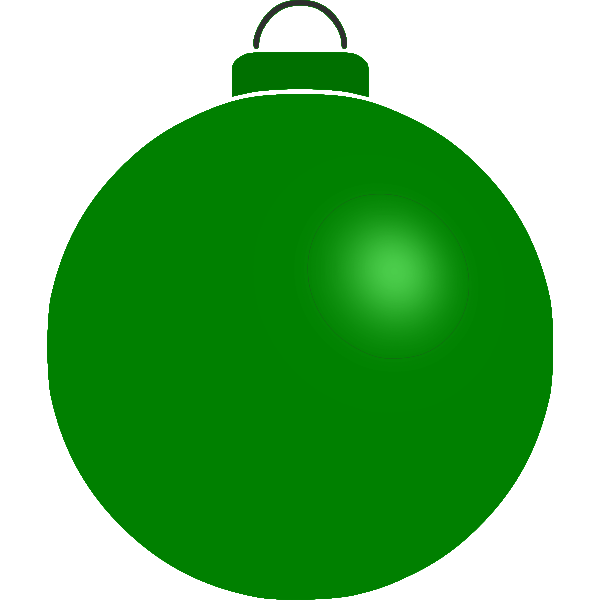 SVG Plain green ball