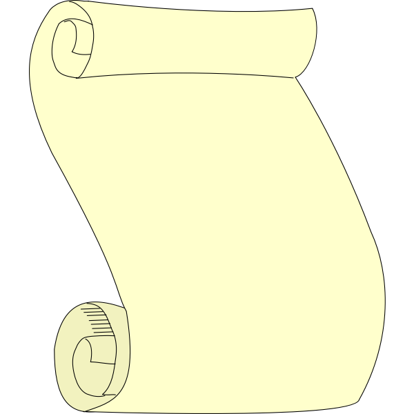 SVG Plain paper scroll