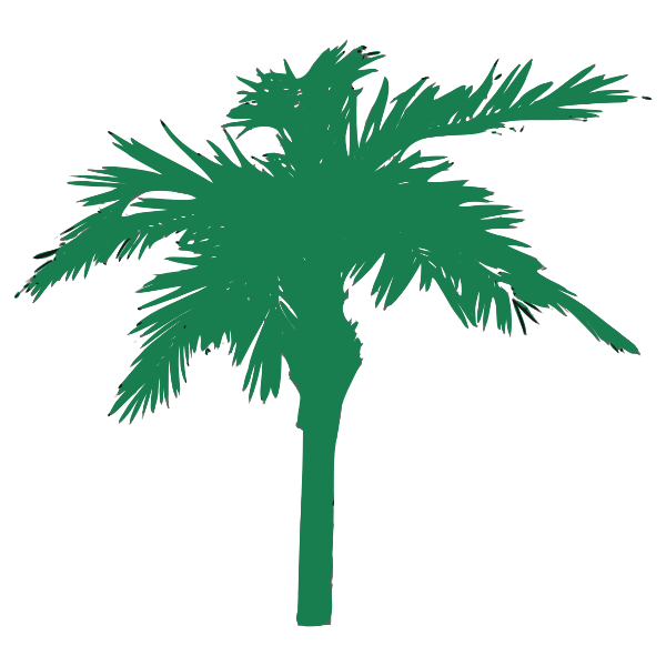 SVG Plam silhouette