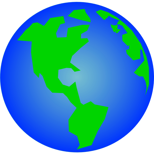 SVG Planet Earth symbol