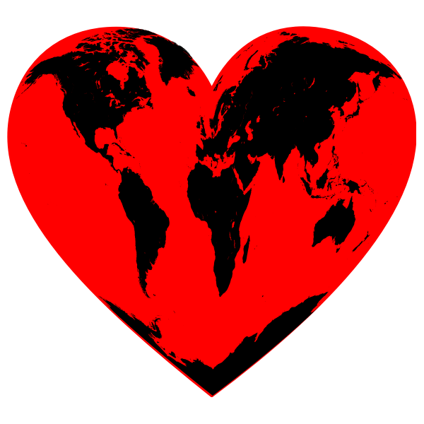 SVG Planet Heart
