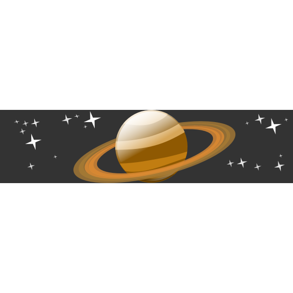 SVG Planet Saturn