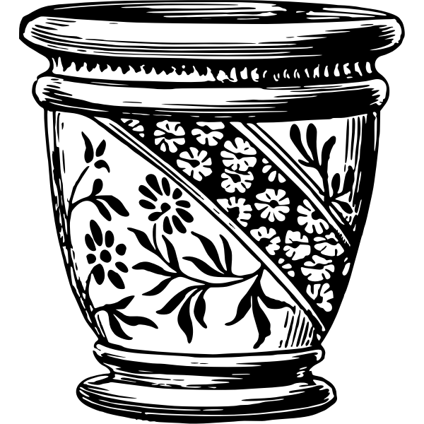 SVG Plant pot