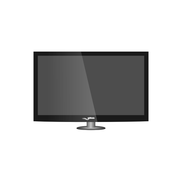 SVG Plasma TV vector clip art