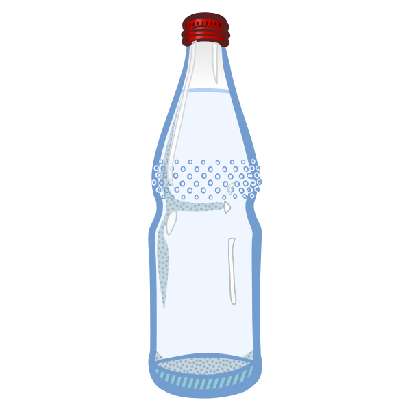 SVG Plastic bottle