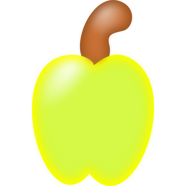 SVG plastic cashew fruit