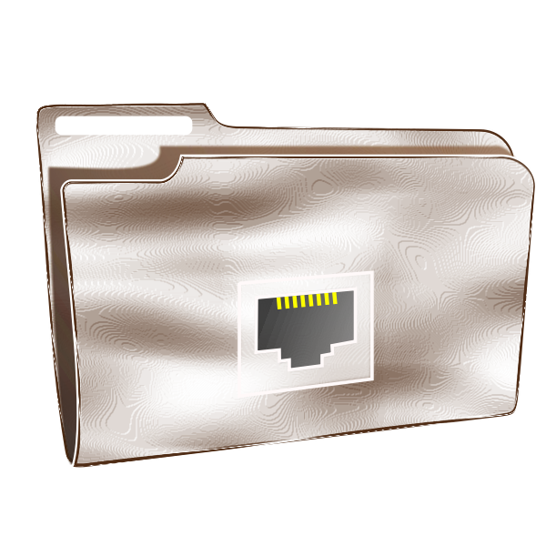 SVG Plastic net folder vector illustration