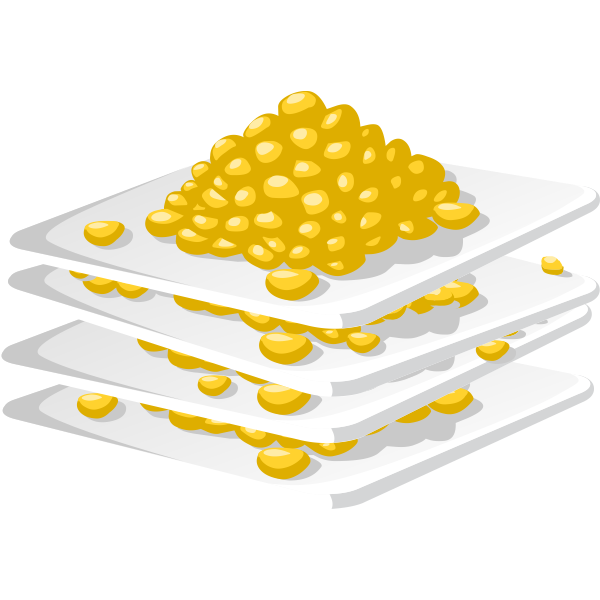 SVG Plated corn