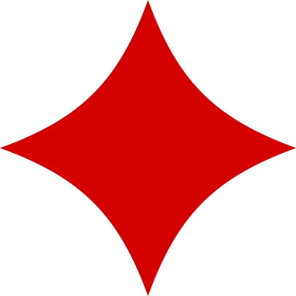 SVG Playing card diamonds sign
