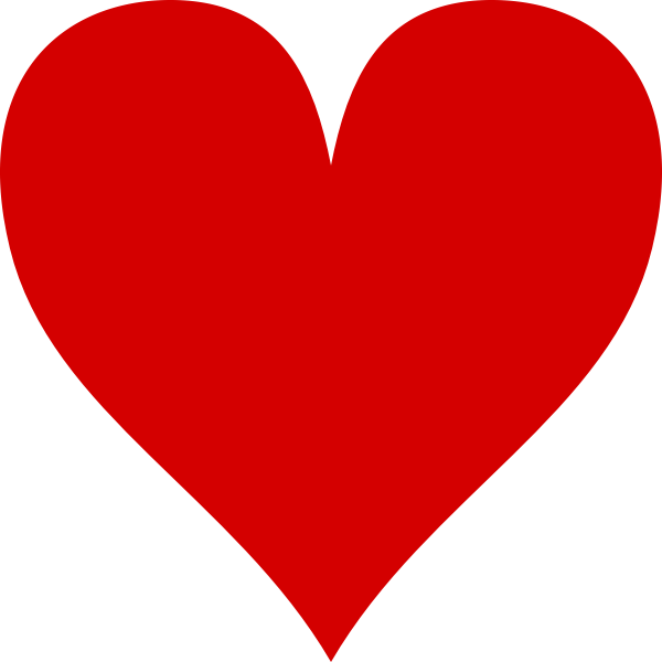 SVG Playing cards hearts image