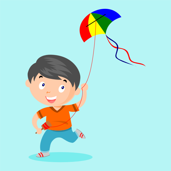 SVG Playing kite