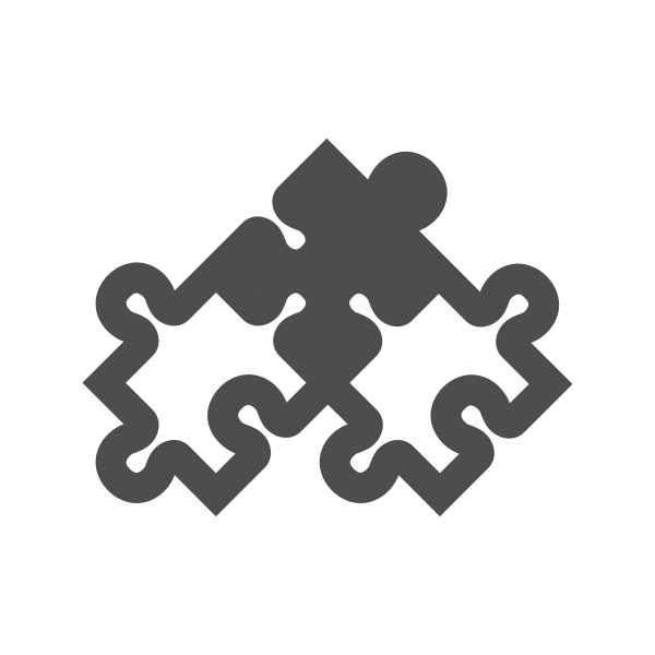 SVG Plug-in icon in gray