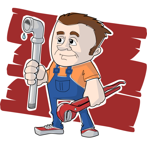 SVG Plumber vector image