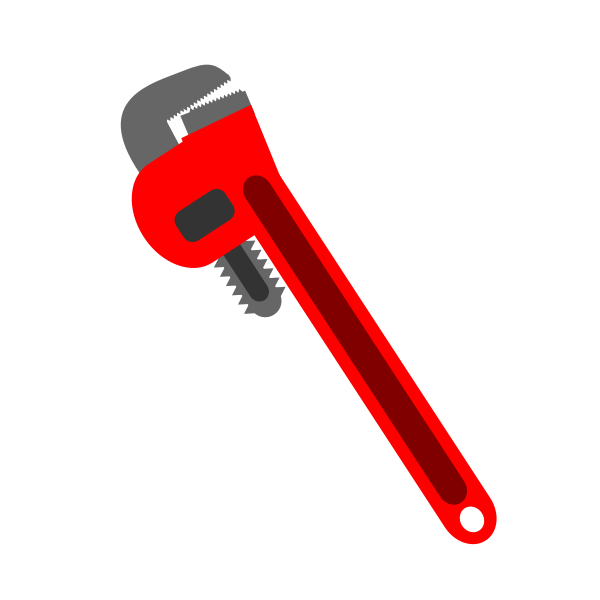 SVG Plumbers Wrench