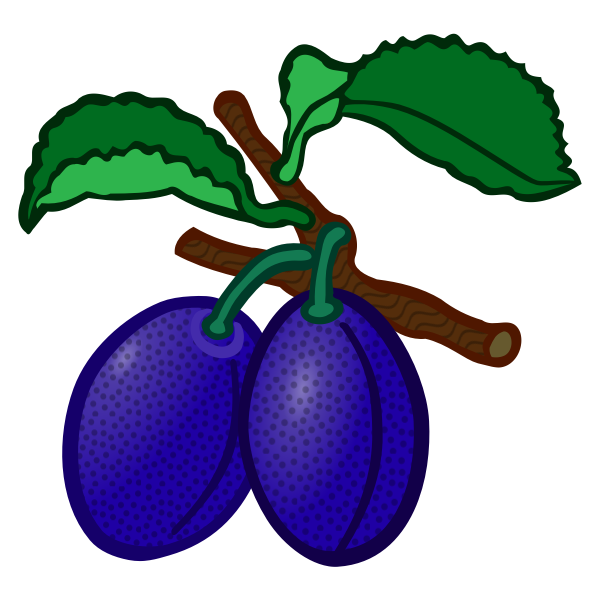 SVG Plums