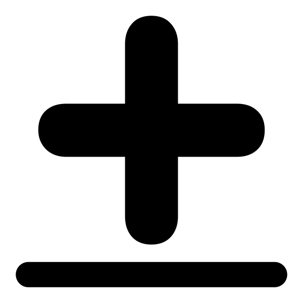 SVG Plus and minus image