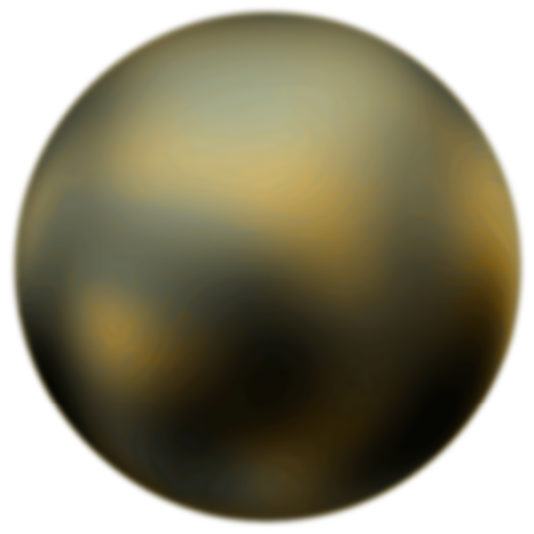 SVG Pluto planet
