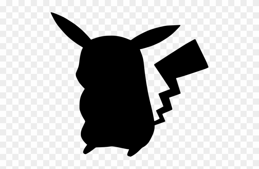 Svg Png - Silhouette Pikachu Vector