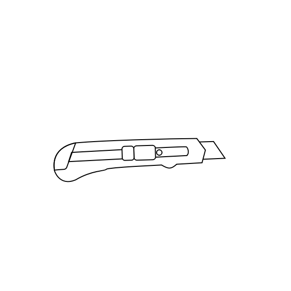 SVG Pocket knife drawing