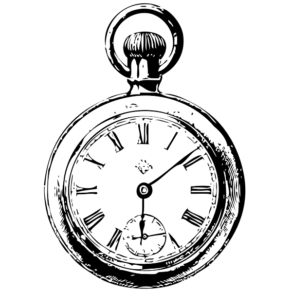 SVG Pocket watch vector image