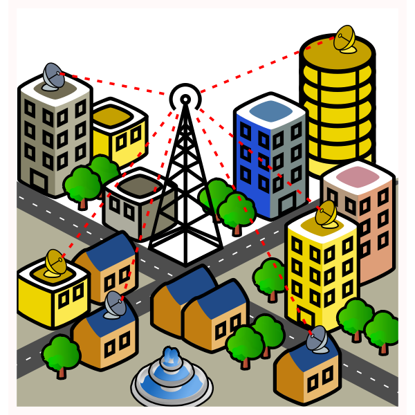 SVG point to multipoint wimax scenario