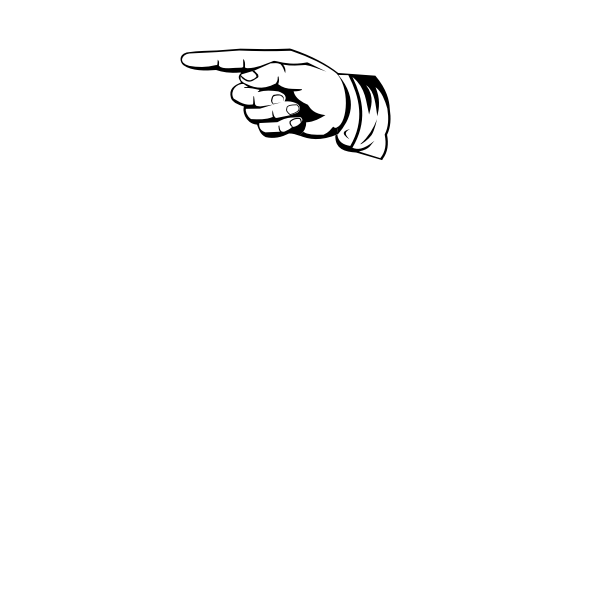 SVG Pointing finger