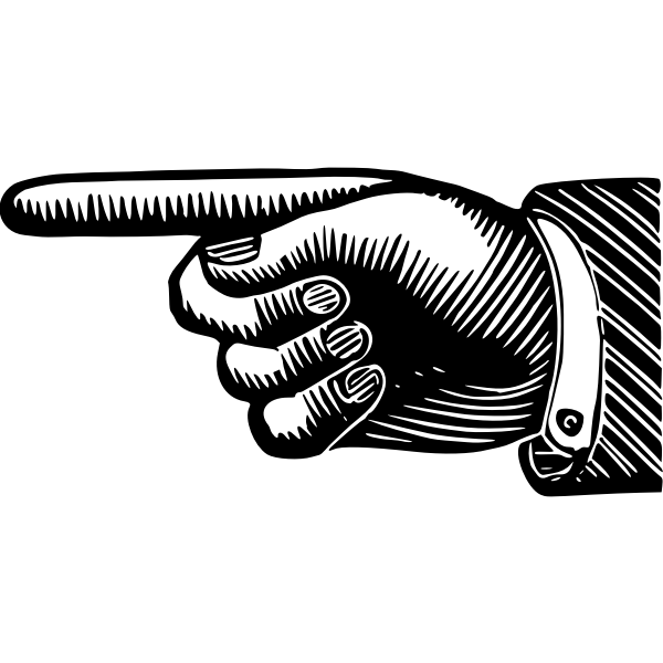 SVG Pointing Hand 5