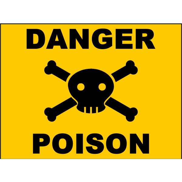 SVG Poison sign