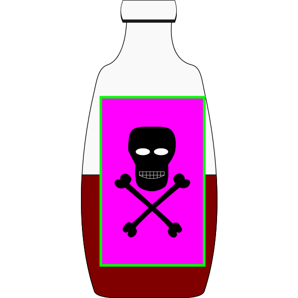 SVG Poison vial