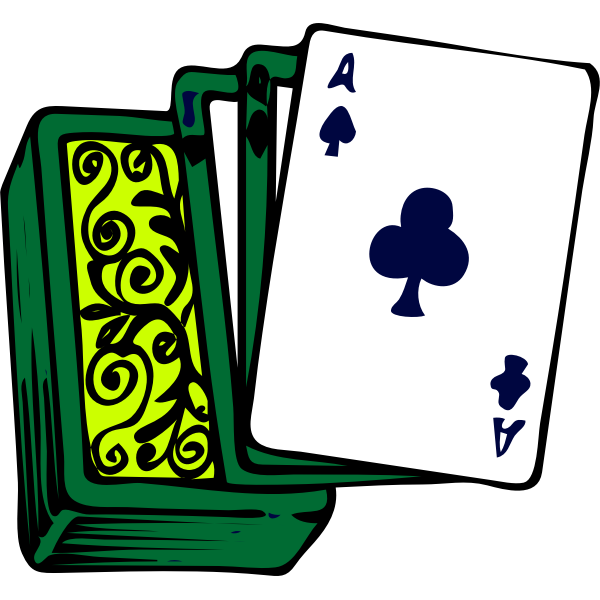SVG Poker card deck vector clip art