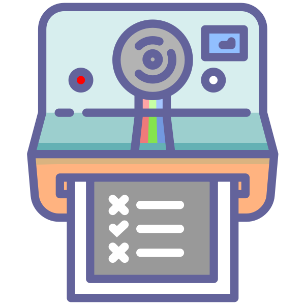 SVG Polaroid print vector image