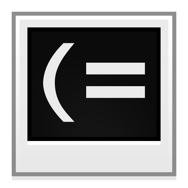 SVG Polaroid smiley