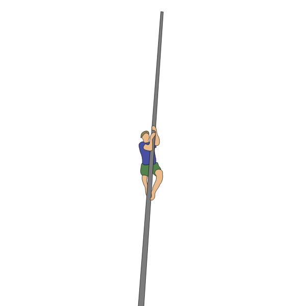 SVG Pole climbing