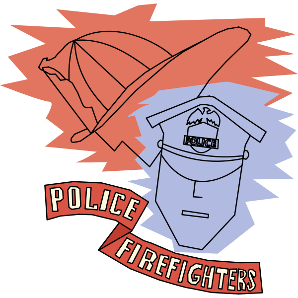SVG Police and firefighters