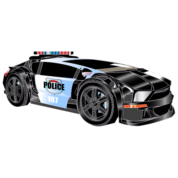 SVG Police car