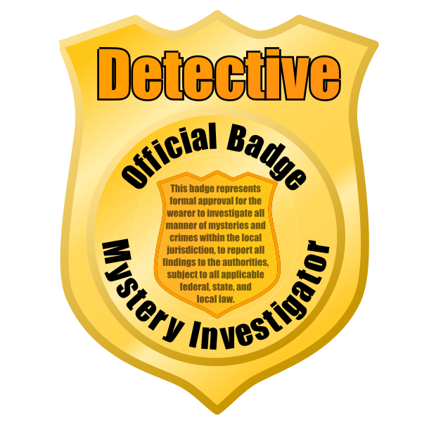 SVG police detective badge remix monsterbraingames