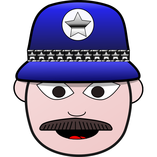 SVG Police man l