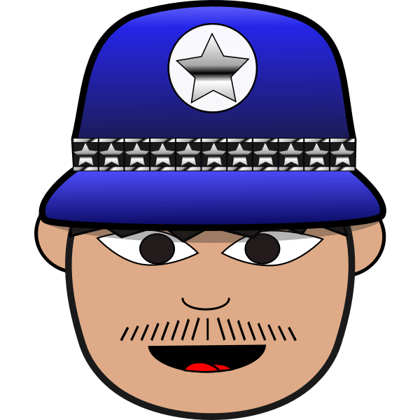 SVG Police man m