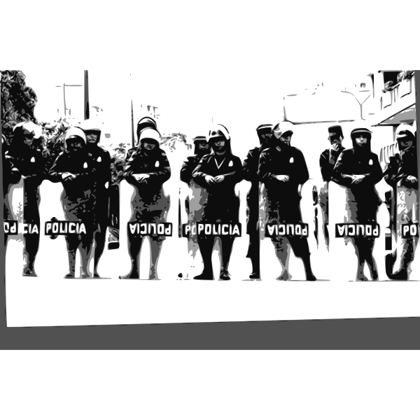 SVG Police officers