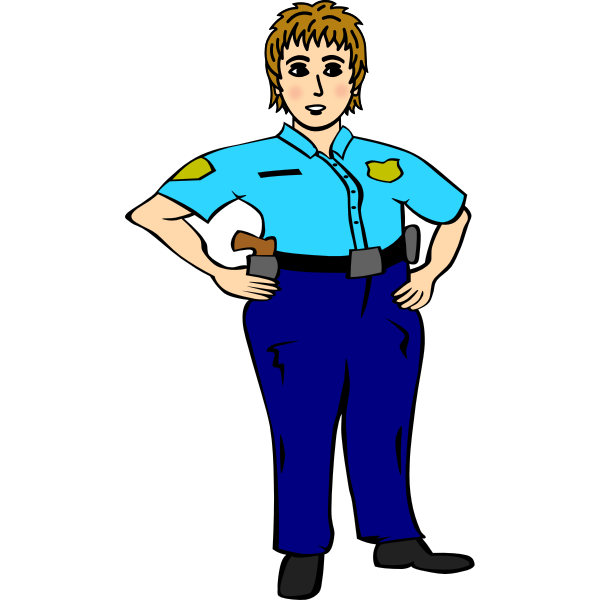 SVG Police woman