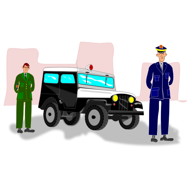 SVG policia anos 60