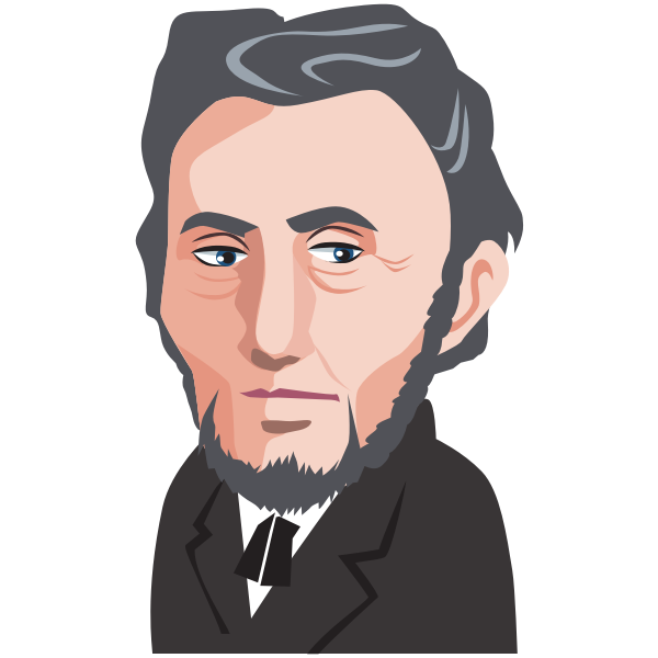 SVG polititian - Abraham Lincoln