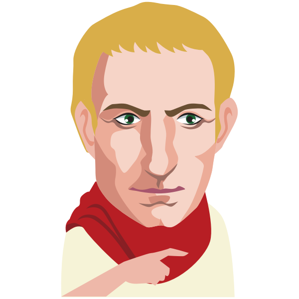 SVG polititian - Julius Caesar