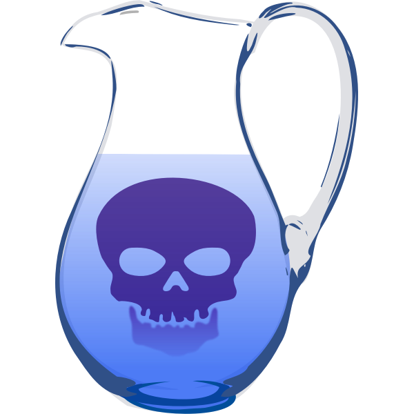 SVG Polluted water vector illustration